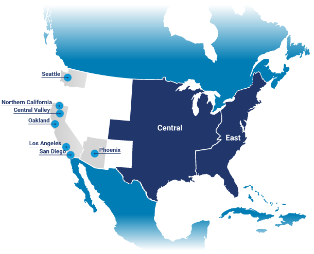 West Region Map