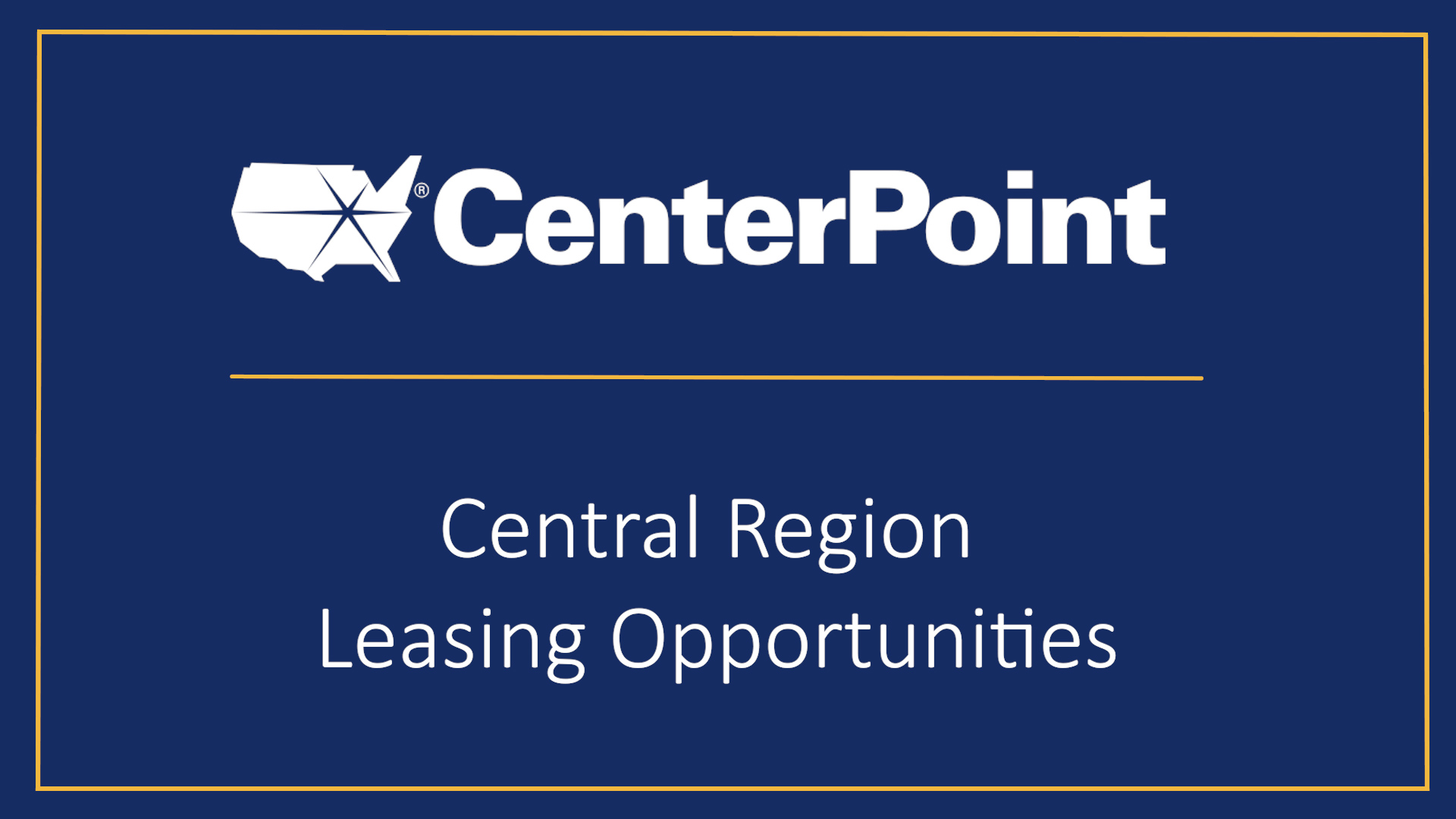 Central Region Leasing Opportunities – June 2025 Image