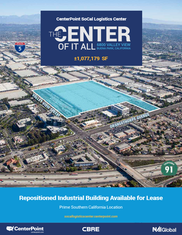 CenterPoint SoCal Logistics Center Property Brochure PDF