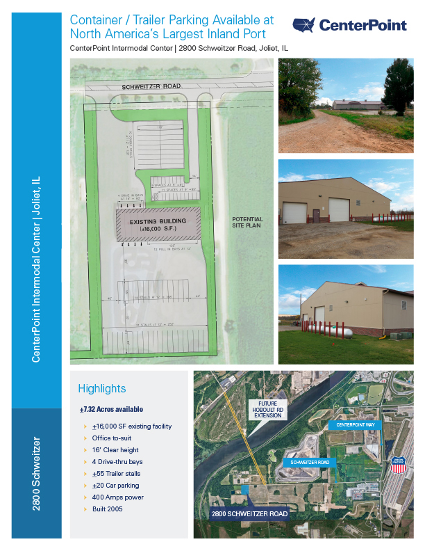 CIC Joliet/Elwood – 2800 Schweitzer Road Property Brochure PDF