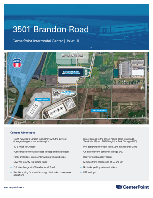 CIC Joliet/Elwood – 3501 Brandon Road Property Brochure PDF
