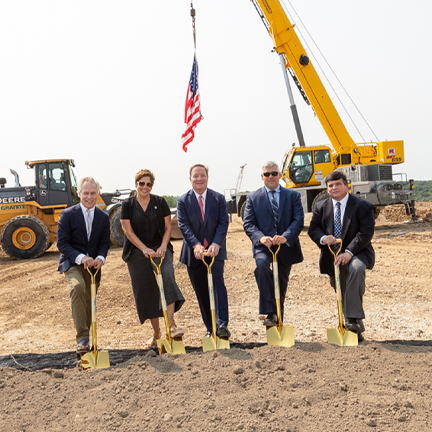 Officials Gather for Houbolt Road Extension’s Groundbreaking Ceremony in Joliet, IL Image