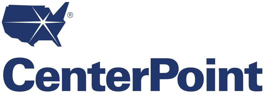 Centerpoint Logo Stacked Blue
