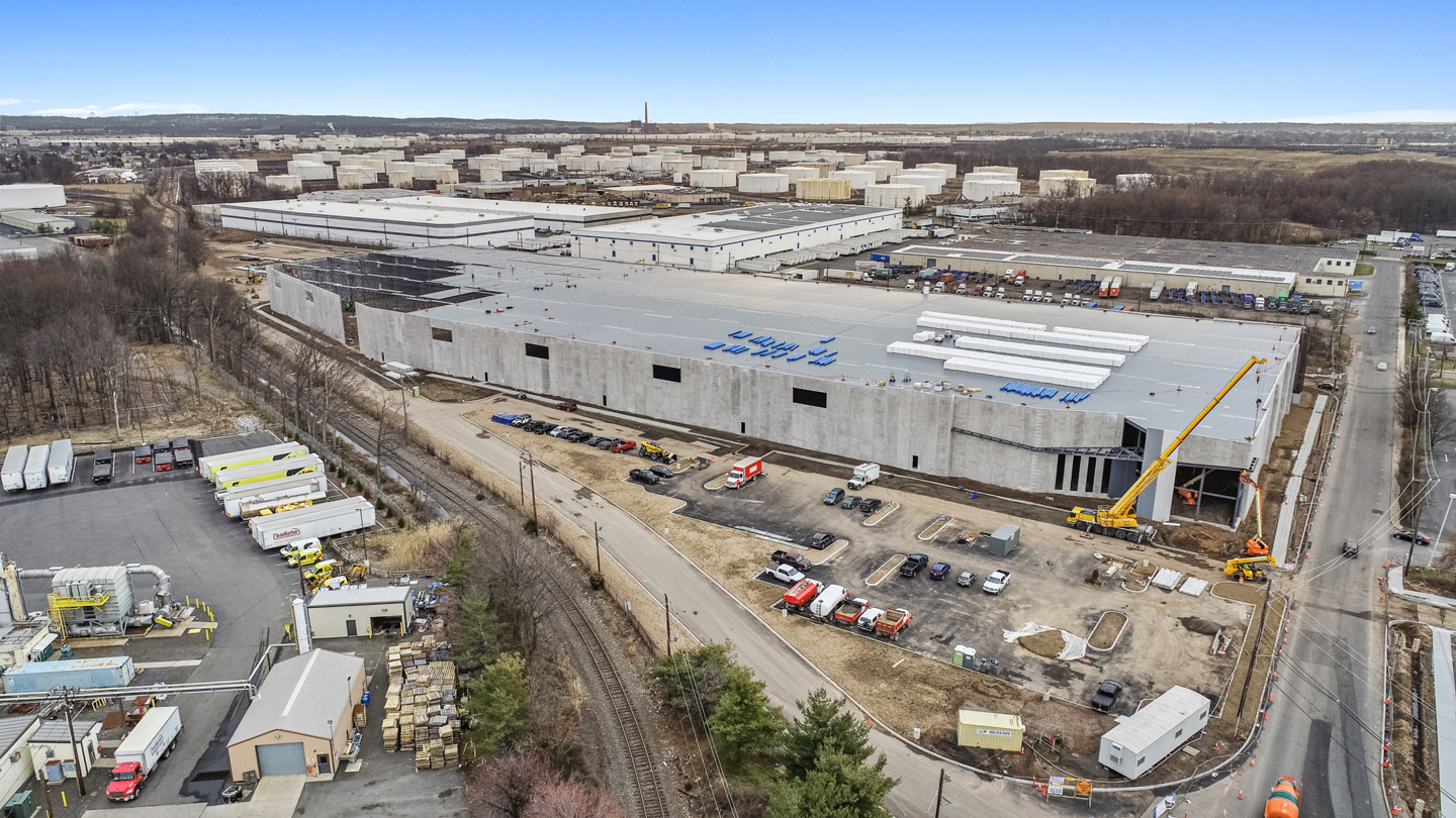 CenterPoint Warehouse Construction Aerial Photo
