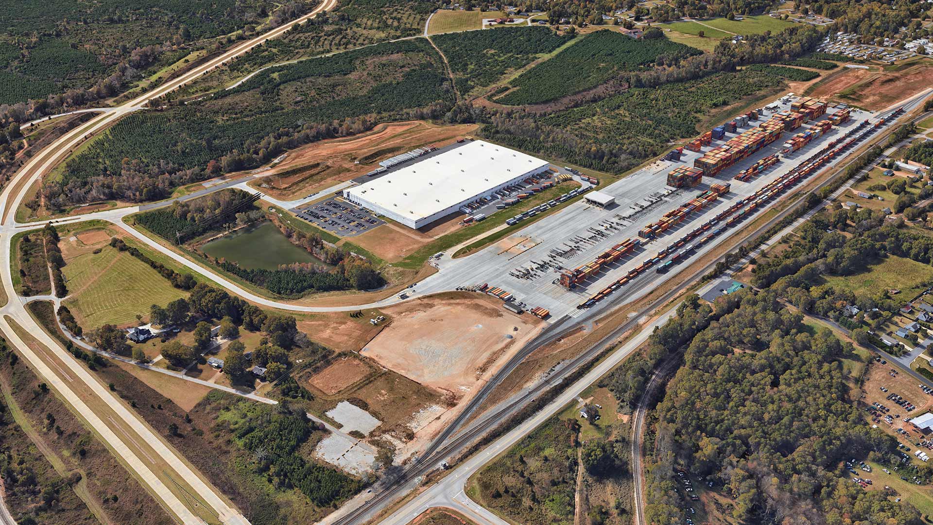 Hero Greer Case Study Aerial Warehouse Photo