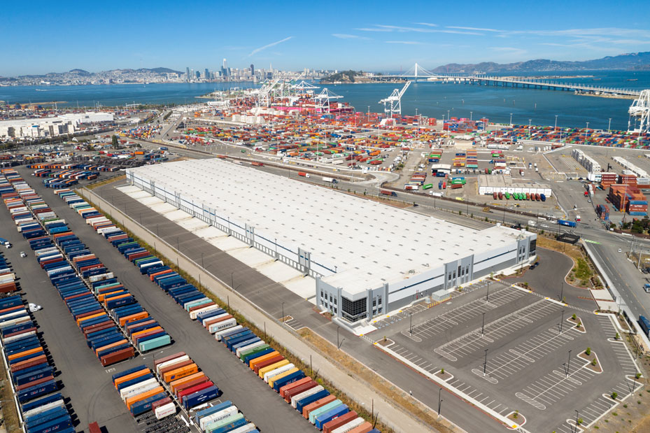 1300 Maritime Street Port Warehouse Aerial Photo