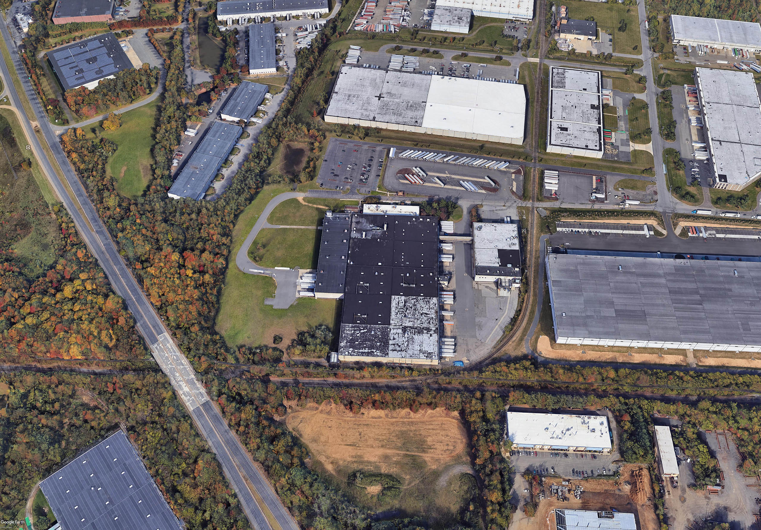 Dayton NJ Warehouse Aerial Photo
