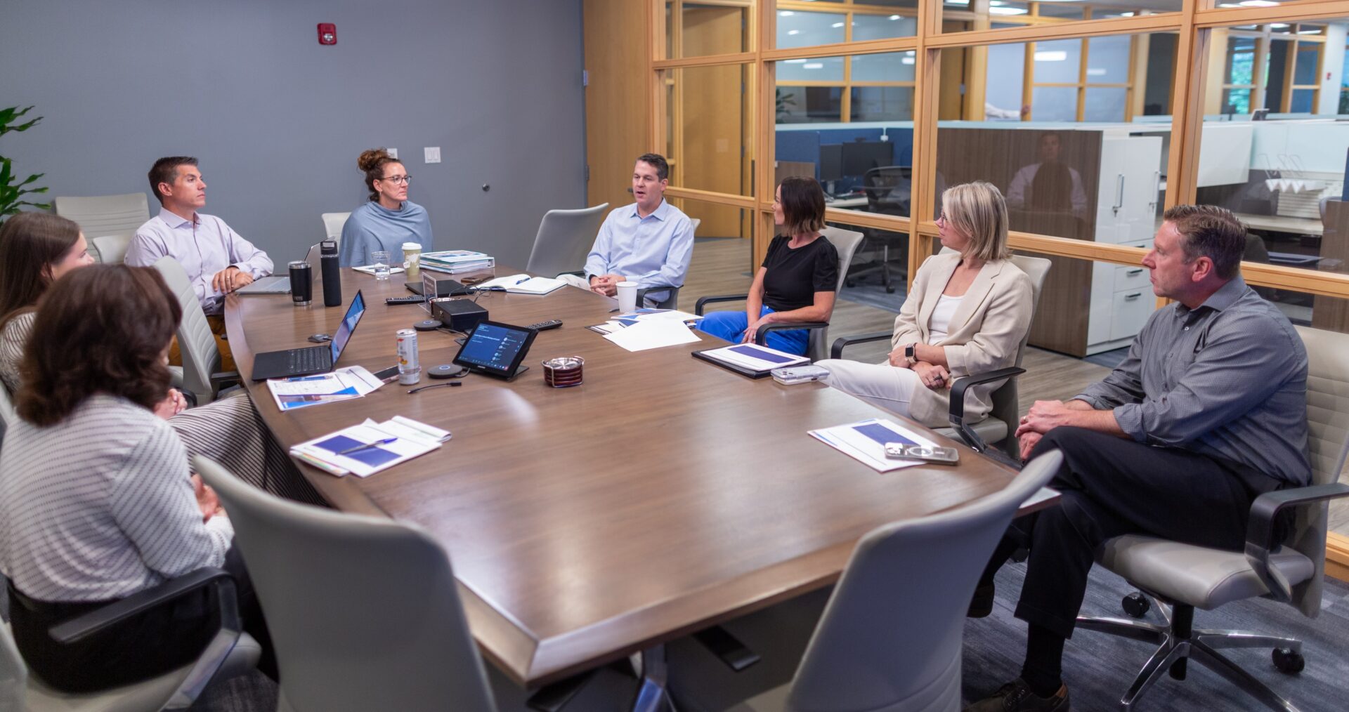 Oak Brook Employees Collaborate