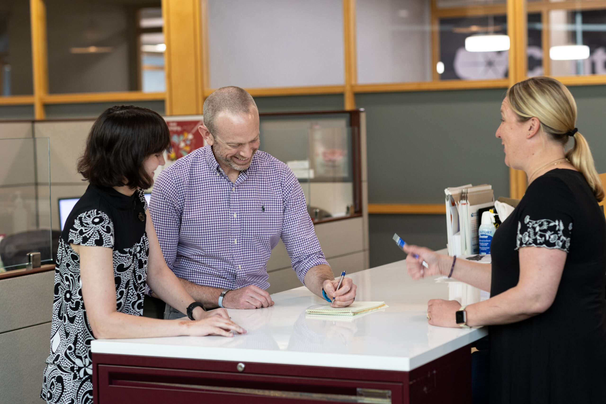 Oak Brook Employees Collaborate